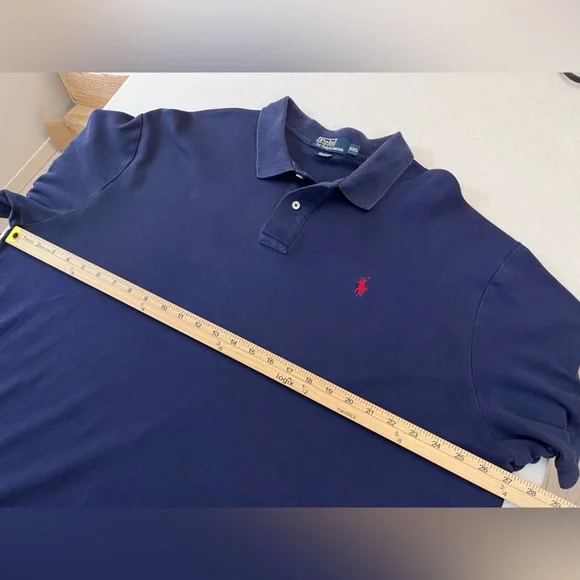 Polo Ralph Lauren Men’s Classic Navy Blue 100% Cotton Polo. Size 2XL - Picture 6 of 9